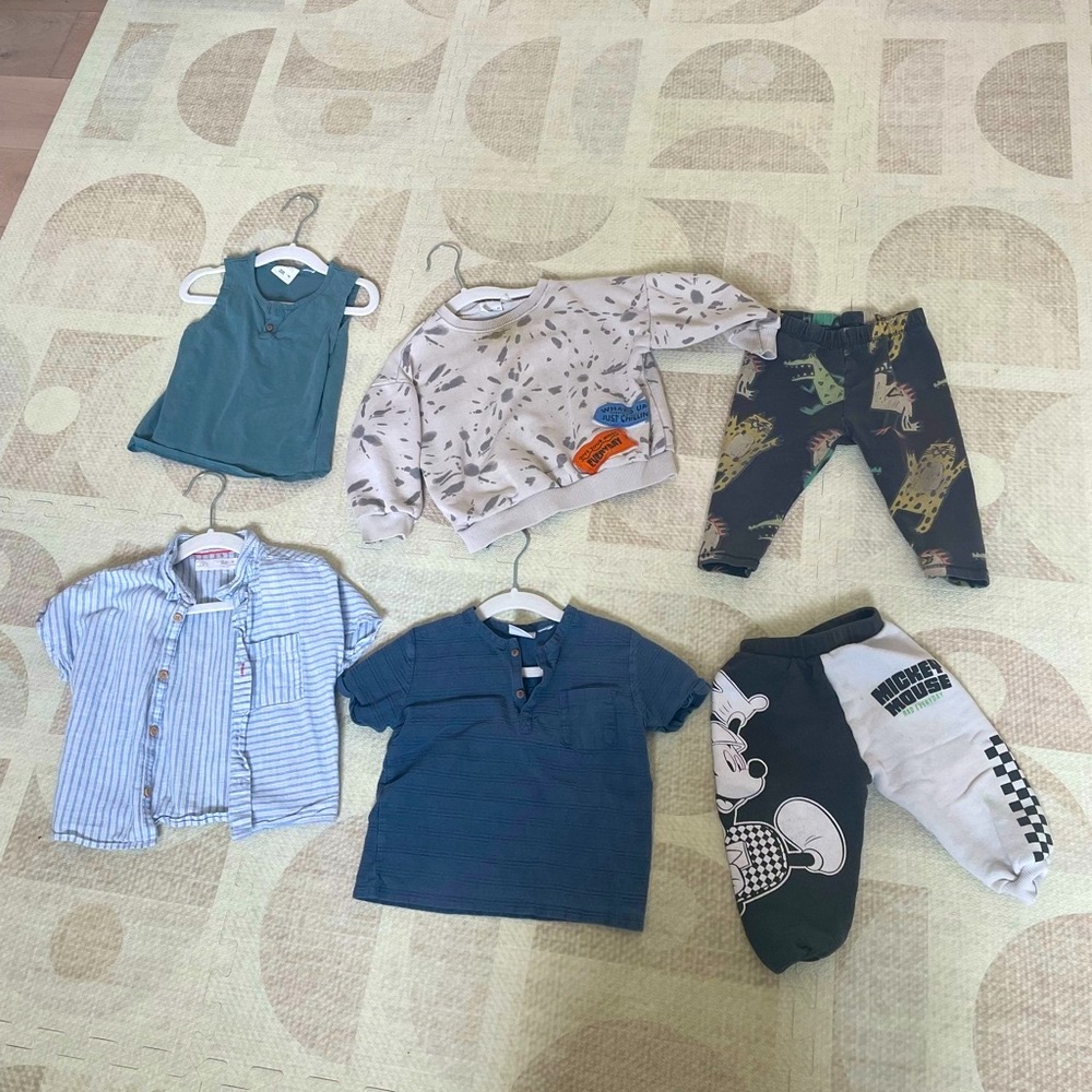 Zara Boys Toddler Bundle Shirts & Pants